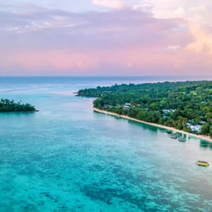 Vanuatu Island aerial view