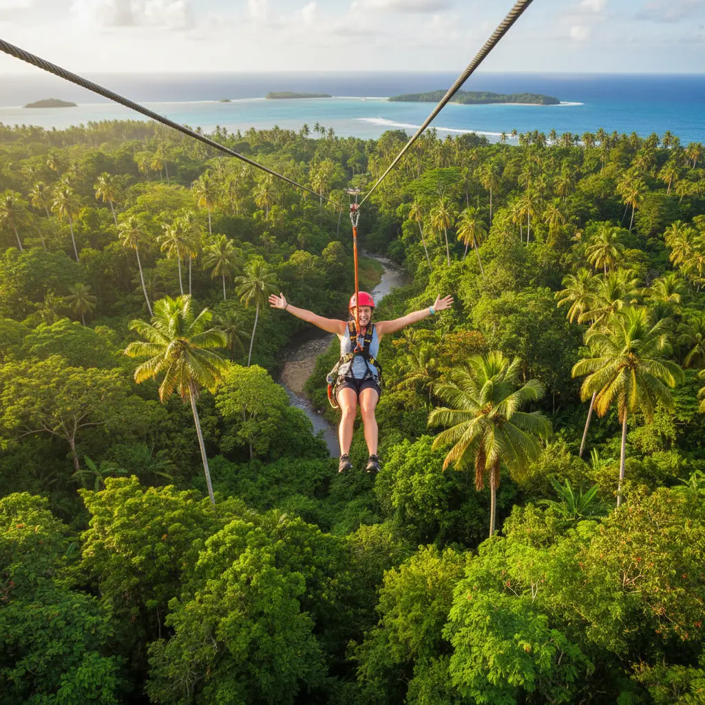 Ziplining Vanuatu