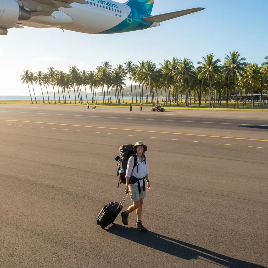 Arriving in Vanuatu