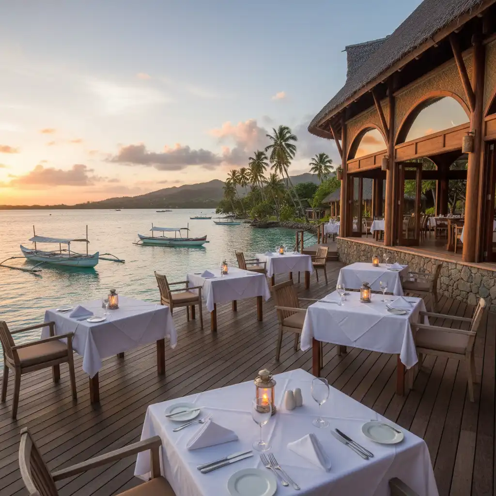 Luxury waterfront dining in Port Vila Vanuatu