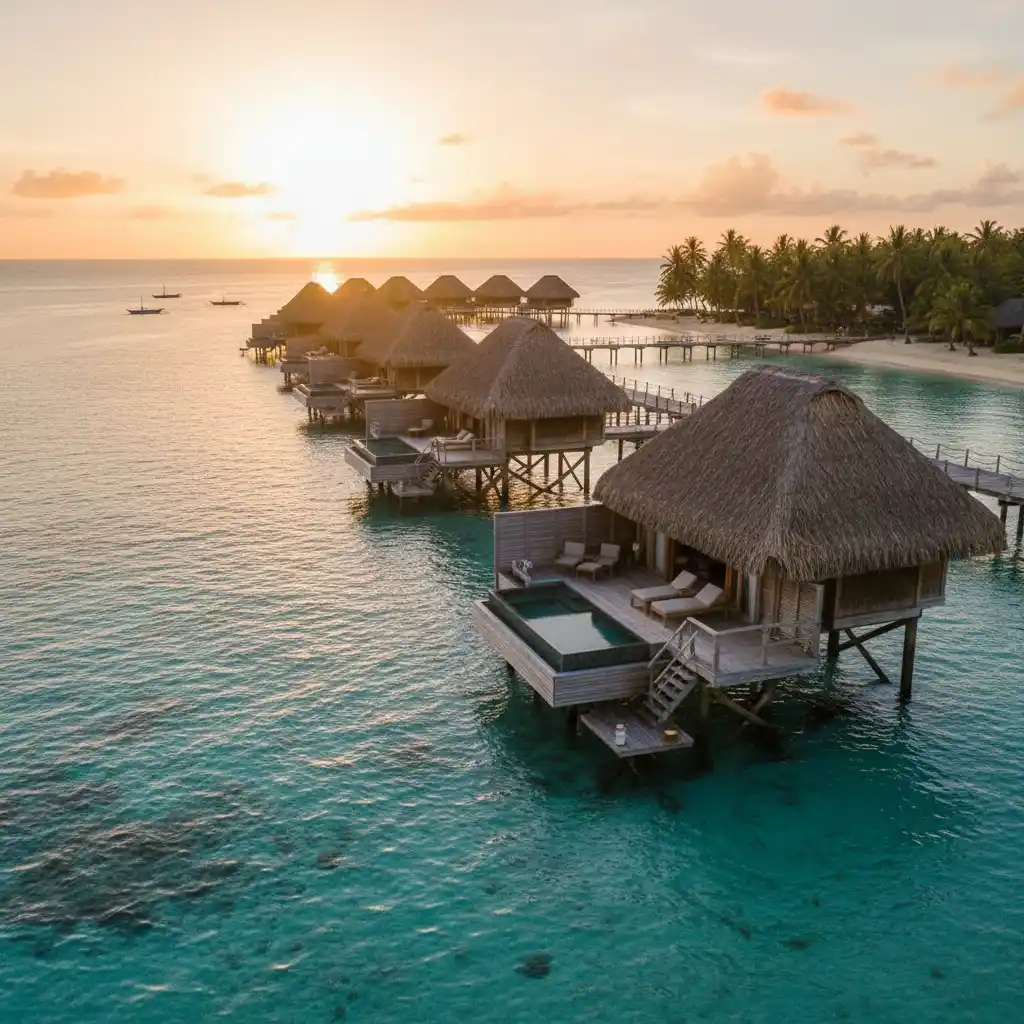Luxury overwater bungalow in Port Vila Vanuatu