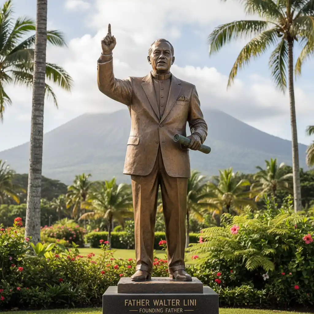 Father Walter Lini, the first Prime Minister of Vanuatu