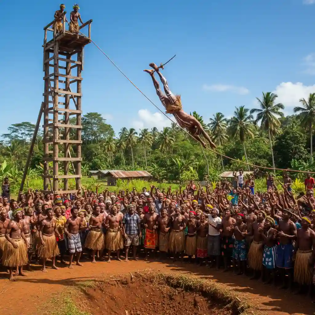 Naghol Land Diving Festival Vanuatu