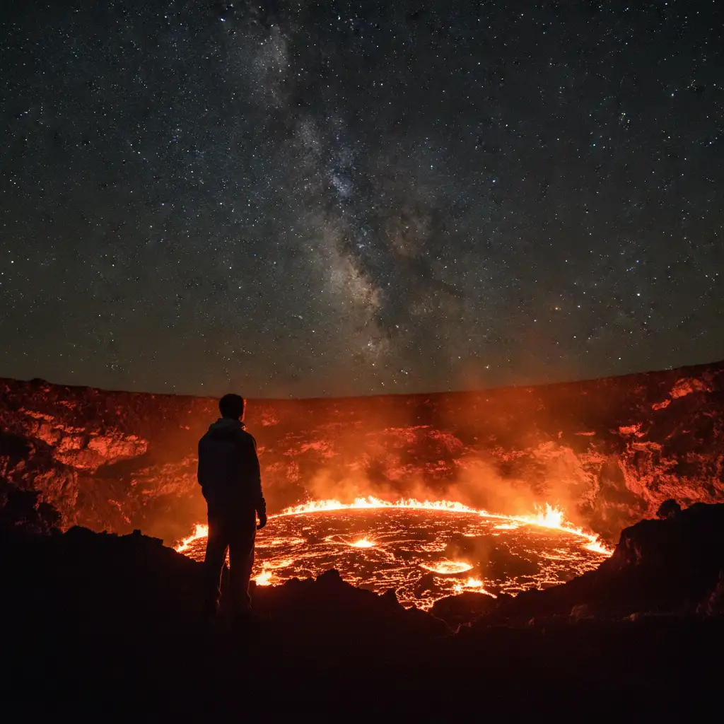 Mount Yasur volcano night hike Vanuatu adventure