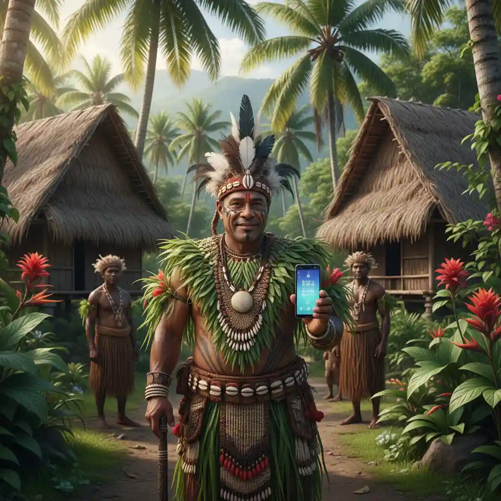 Ni-Vanuatu chief blending tradition with modernity