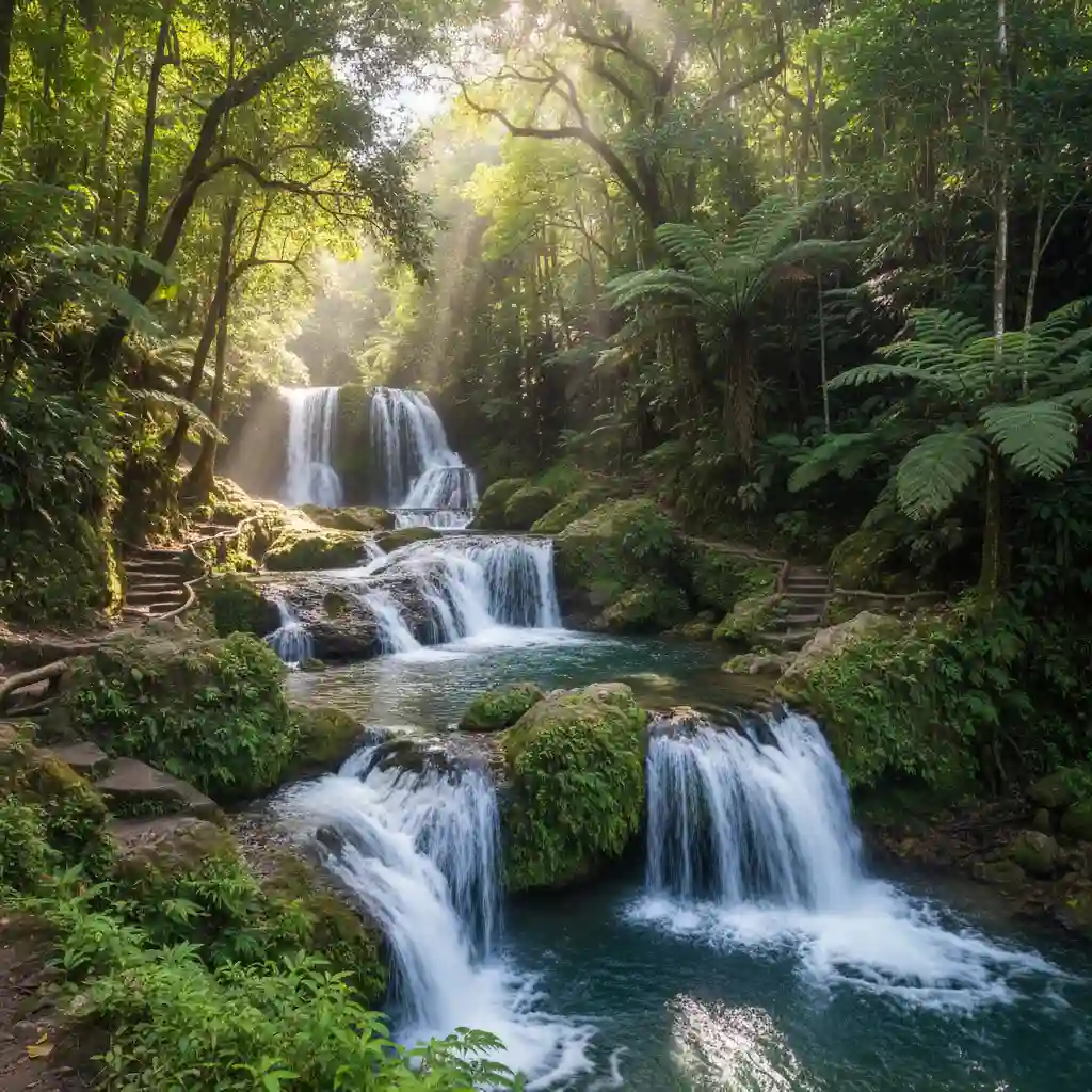 Mele Cascades waterfall in Port Vila Vanuatu