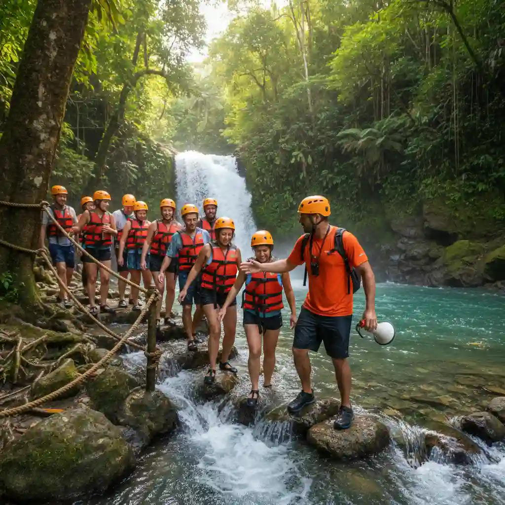 Professional tour guide at Mele Cascades Vanuatu