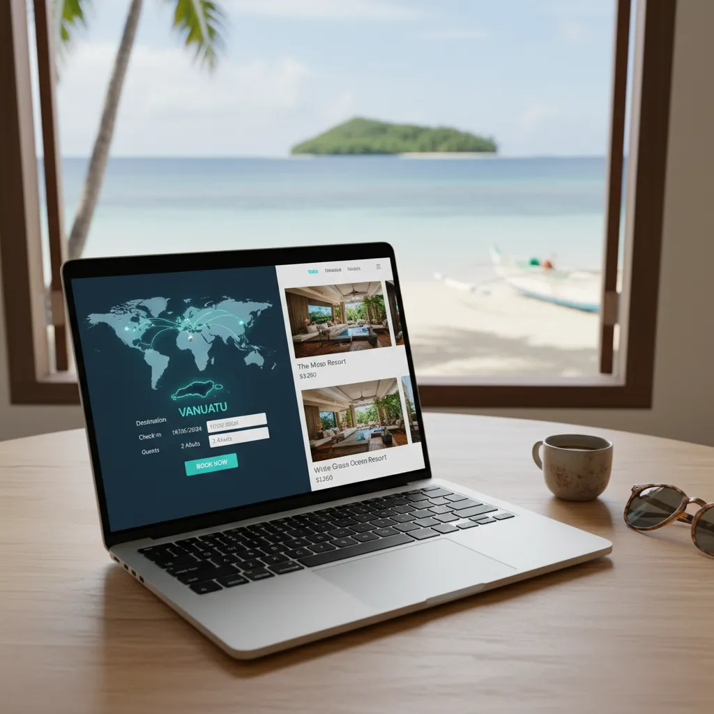 Booking Air Vanuatu domestic flights online