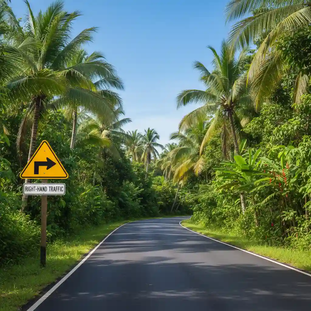 Vanuatu driving rules and road signs