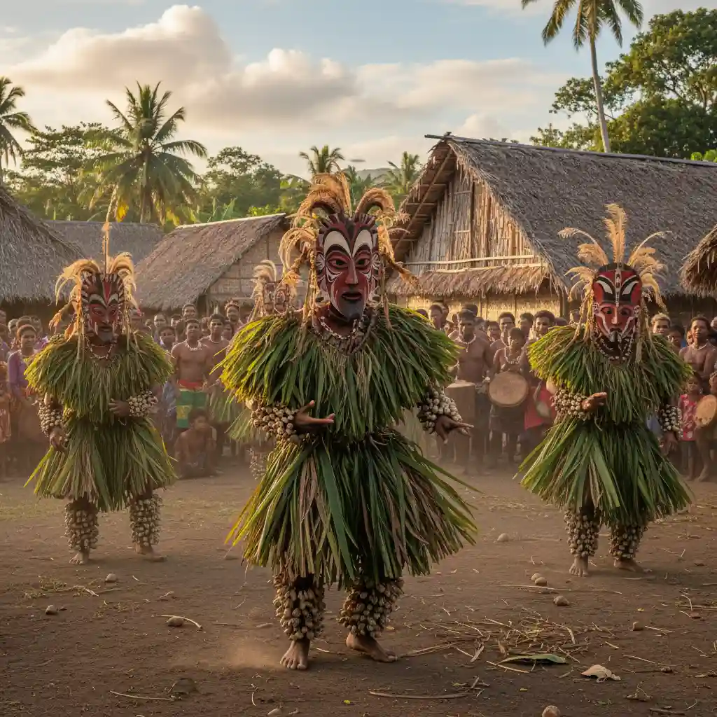 Vanuatu Traditional Mask Dance