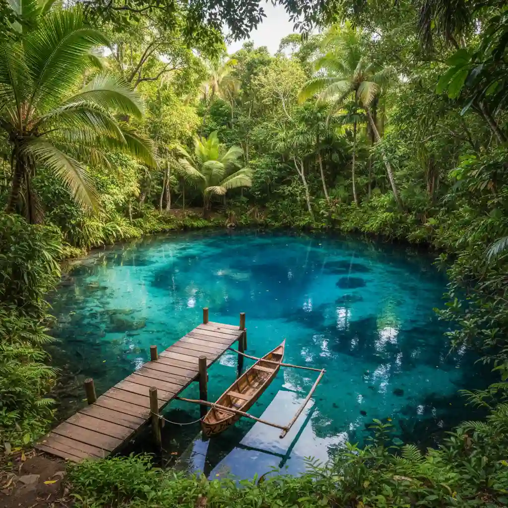 Espiritu Santo Blue Hole community managed site