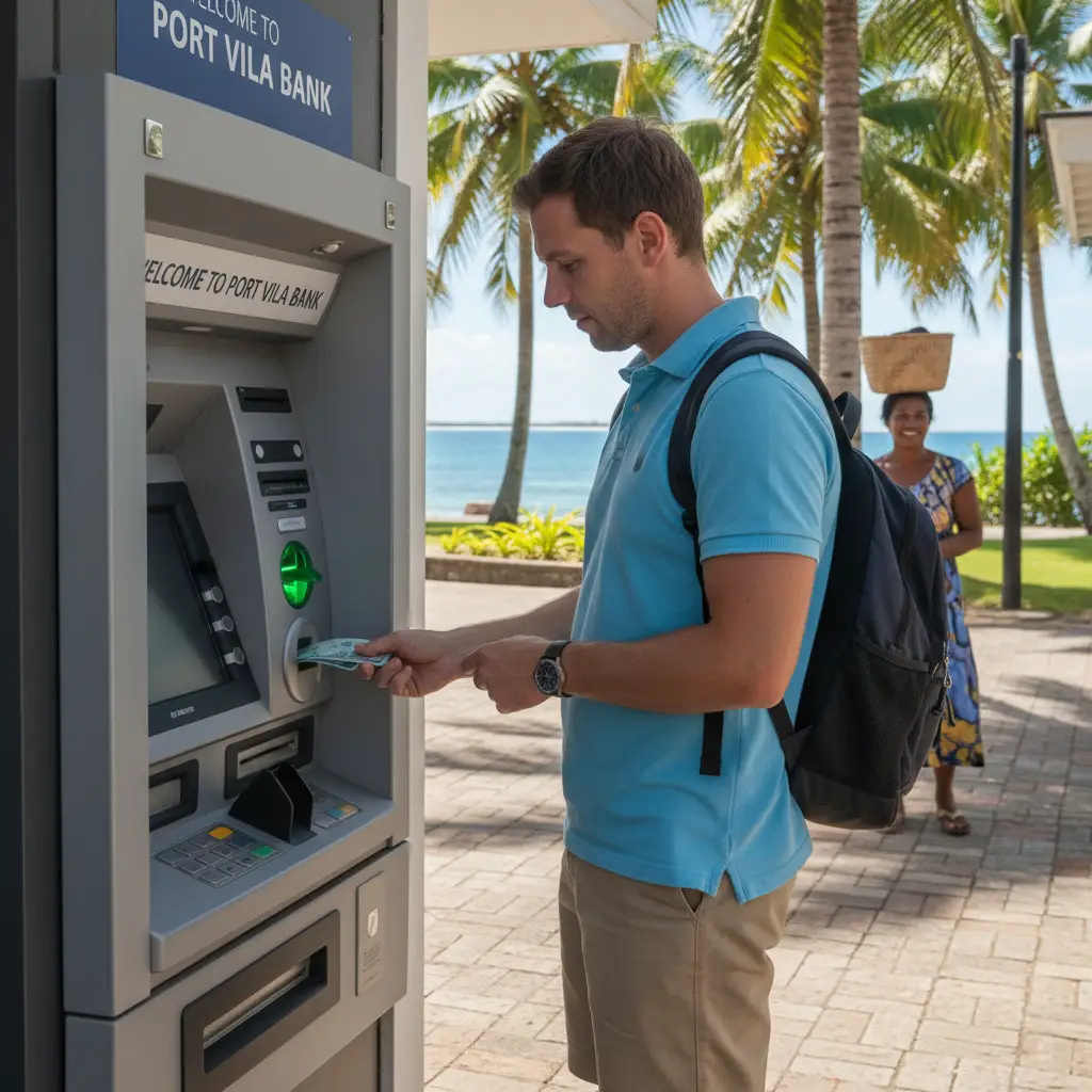 Using ATMs in Vanuatu
