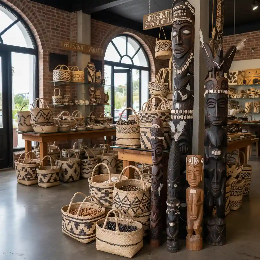 Authentic Vanuatu handicrafts and souvenirs