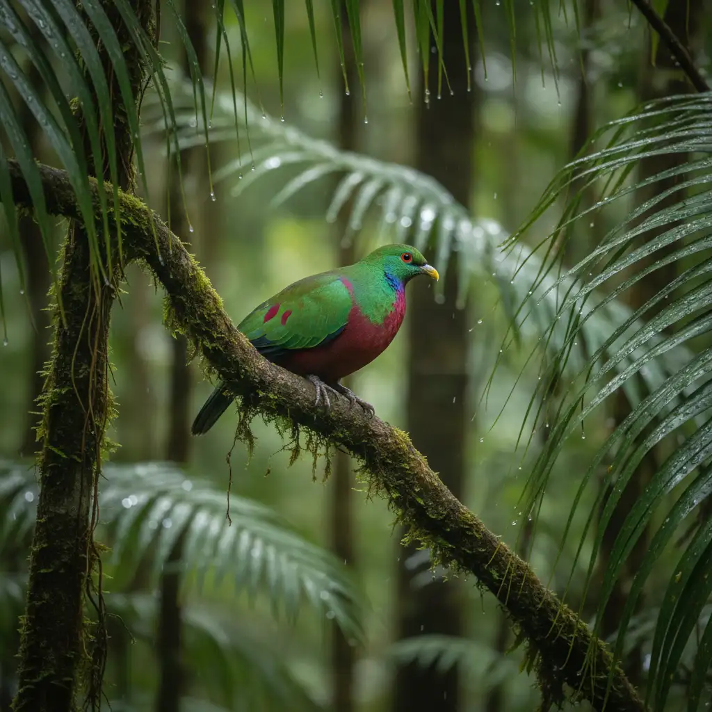 Endemic bird species in the Vatthe Conservation Area