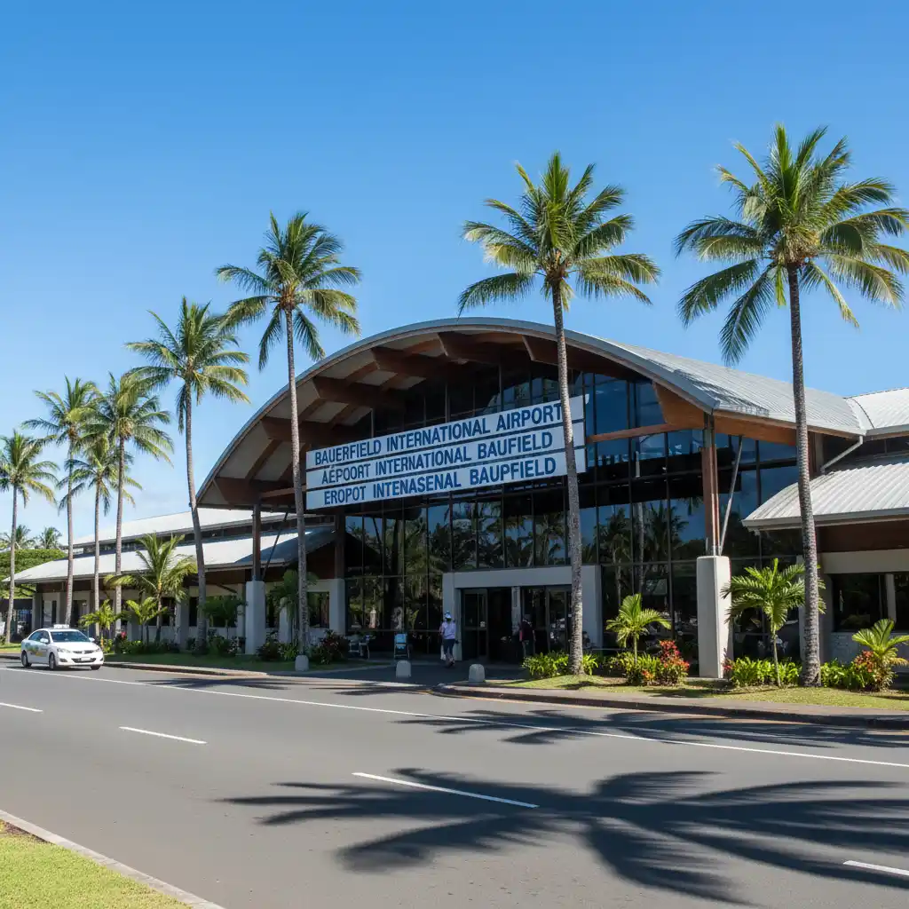 Arrival at Bauerfield International Airport Port Vila