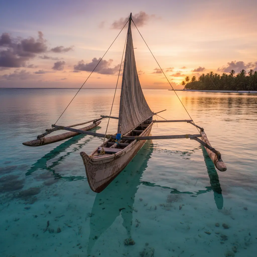 Traditional Vanuatu culture and scenery