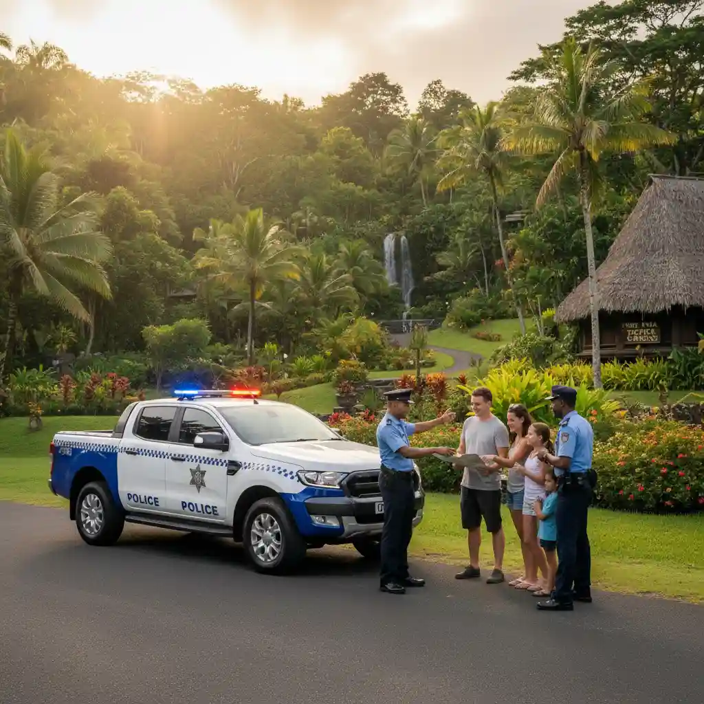 Emergency services and police presence in Vanuatu