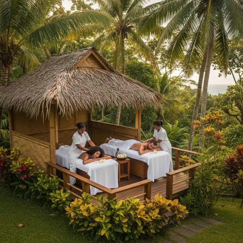 Couples spa massage in Vanuatu