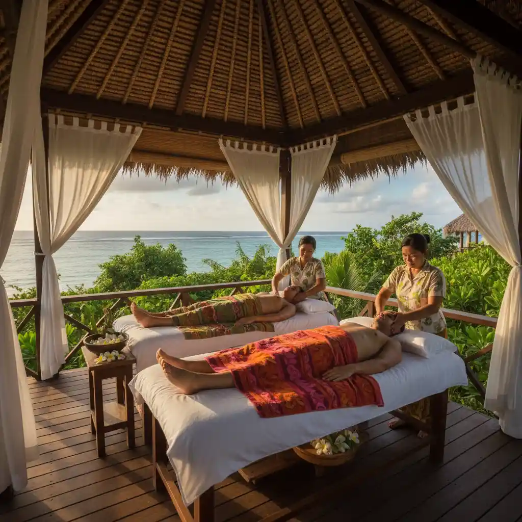 Luxury spa treatment in Vanuatu