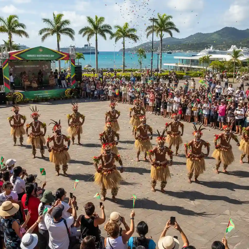 Modern day Independence Day celebrations in Vanuatu